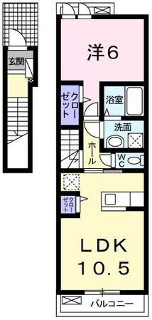 オリーブの物件間取画像